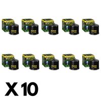 10 Pack Hiflo Oil Filter for Triumph 1200 Thruxton R 2016-2020 (W/Nut)