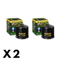 2 Pack Hilfo Filtro Oil Filter HF204RC