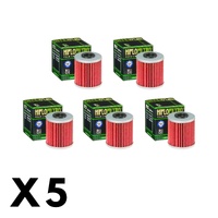 5 Pack Hiflo Oil Filter for Kawasaki KX250/KX252B 2020