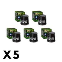 5 Pack Hiflo Oil Filter for Kawasaki 1400 Ninja ZX-14R ABS/ZX1400J 2021