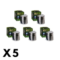 5 Pack Hiflo Chrome Oil Filter for Honda CB400 2005-2007