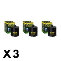 3 Pack Hiflo Oil Filter for Yamaha Grizzly 350 2WD/YFM350A 2007-2011 (W/Nut)