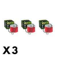 3 Pack Hilfo Filtro Oil Filter HF401