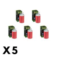5 Pack Hiflo Oil Filter for Mv Agusta Brutale 1090 R 2012-2015