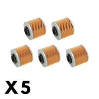 5 Pack Hiflo Oil Filter for Mv Agusta Brutale 800 2013-2020