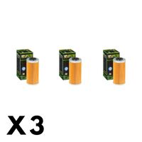 3 Pack Hilfo Filtro Oil Filter HF611