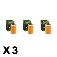 3 Pack Hilfo Filtro Oil Filter HF655
