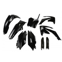 UFO Complete Plastic Kit for Honda CRF 450R 2011-2012 Black 
