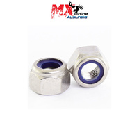 NUT NYLOC 6MM 10MM AF QTY=50
