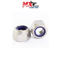 NUT NYLOC ISO 6MM QTY=50 (SHORT HEIGHT)