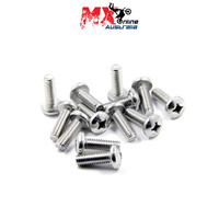 SCREW 4X15 OVAL COUNTERSUNK QTY=50 (Thread pitch 4 x 0.7)