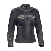 IXON Draco Lady Jacket Black/White/Gold 