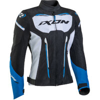IXON Striker Air Waterproof Lady Jacket Black/White/Blue 