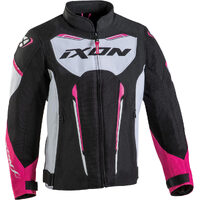 IXON Striker Air Kid Lady Jacket Black/White/Fusia 