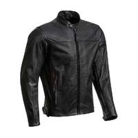 IXON Crank Air Leather Jacket Black 