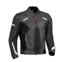 IXON Rhino Leather Jacket Black/White 