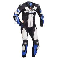 IXON Jackal 1PC Suit Black/White/Blue 