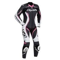 IXON Vortex 1PC Lady Suit Black/White/Fusia 