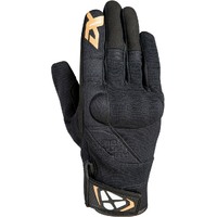 IXON RS Delta Lady Gloves Black/White/Gold 