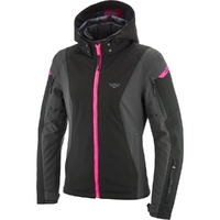Ixon Jacket Burning Ladies Anthracite Black Pink Size 2XL