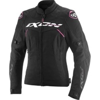 Ixon Ladies Jacket Meteor 31 Black White Pink Size 2XL