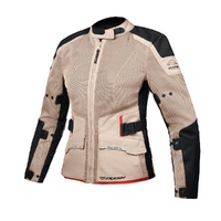 Ixon Ladies Jacket M-Njord Sand Black Red Size 2XL