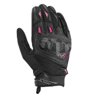 Ixon Ladies Gloves Rise Air 2 Black Fushia Size 2XL
