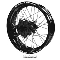 SMPro Rear Wheel for KTM 1090 R 2017-2020 Black/Silv ADV J0500363 READ DESC