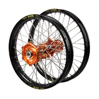 Excel Wheel Set for Husaberg FE 390 2003-2012 Org/Black/Silv J0505038 READ DESC