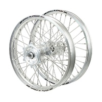 SM Pro Wheel Set for Kawasaki KX 125 1999-2002 Silver J0506155 READ DESC