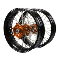 SMPro Wheel Set KTM 250 SX 2015-2022 Org/Black/Silv DirtTrack J0506598 READ DESC