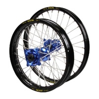 Excel Wheel Set Suzuki RM 80 1990-2001 Blue/Black/Silv JNR MX J1100556 READ DESC