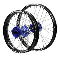 SMPro Wheel Set Yamaha YZ 80 1993-2001 Blue/Black/Silv JNR MX J1100563 READ DESC
