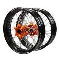 SMPro Wheel Set KTM 350 EXC-F 2012-2026 Org/Black/Silv S/Moto J1100632 READ DESC