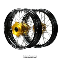 SMPro Wheel Set Suzuki DR 650 1996-2021 Gold/Black/Silv ADV J1100721 READ DESC