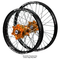 SMPro Wheel Set for KTM 950 2003-2014 Org/Black/Silv ADV J1100779 READ DESC