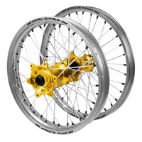 SMPro Wheel Set for Suzuki RM 250 1996-2008 Gold/Silver/Black J1101012 READ DESC