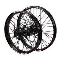 SM Pro Wheel Set for Honda CRF 450 R 2013-2026 Black/Red J1102268 READ DESC
