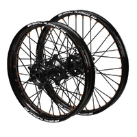 SM Pro Wheel Set for Husaberg FX 450 2010-2011 Black/Orange J1102307 READ DESC