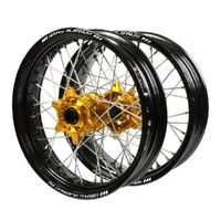 SMPro Wheel Set Suzuki RM-Z 250 2007-2026 Gold/Blk/Silv D/Track 1102663 SEE DESC
