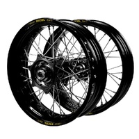 Excel Wheel Set Yamaha YZ 125 1999-2026 Black/Silv DirtTrack J1102696 READ DESC