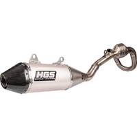 HGS Complete Titanium Carbon Exhaust System for KTM 350 SX-F 2023