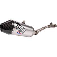 HGS Complete Stainless Steel Carbon Exhaust System for Honda CRF 150 2004-2020