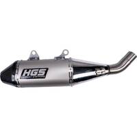 HGS Stainless Steel Carbon Silencer for KTM 350 SX-F 2023