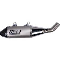 HGS Stainless Steel Carbon Silencer for KTM 450 SX-F 2023