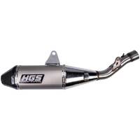 HGS Stainless Steel Carbon Silencer for Honda CRF 250 2022-2023