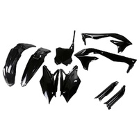 UFO Complete Plastic Kit for Kawasaki KXF 450 2016-2017 Black 