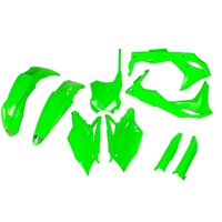 UFO Complete Plastic Kit for Kawasaki KXF 250 2017 Fluro Green 
