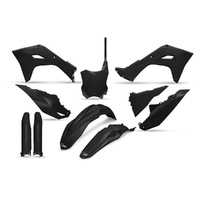 UFO Complete Plastic Kit for Kawasaki KXF 250 2025 Black 