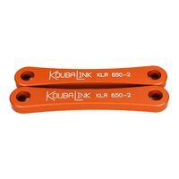 Koubalink Lowering Link for Kawasaki KLR650 1987-2007 51mm Orange
